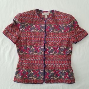 Vintage Crop Top 55% Linen Size 4P